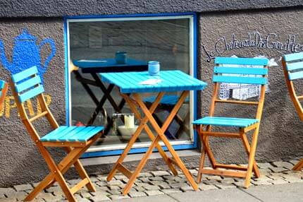 Einladendes Café in Reykjavík