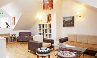 Zimmerbeispiel des Hotels Laekur in Hella