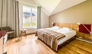 Zimmerbeispiel des Fosshotels Vatnajökull in Höfn