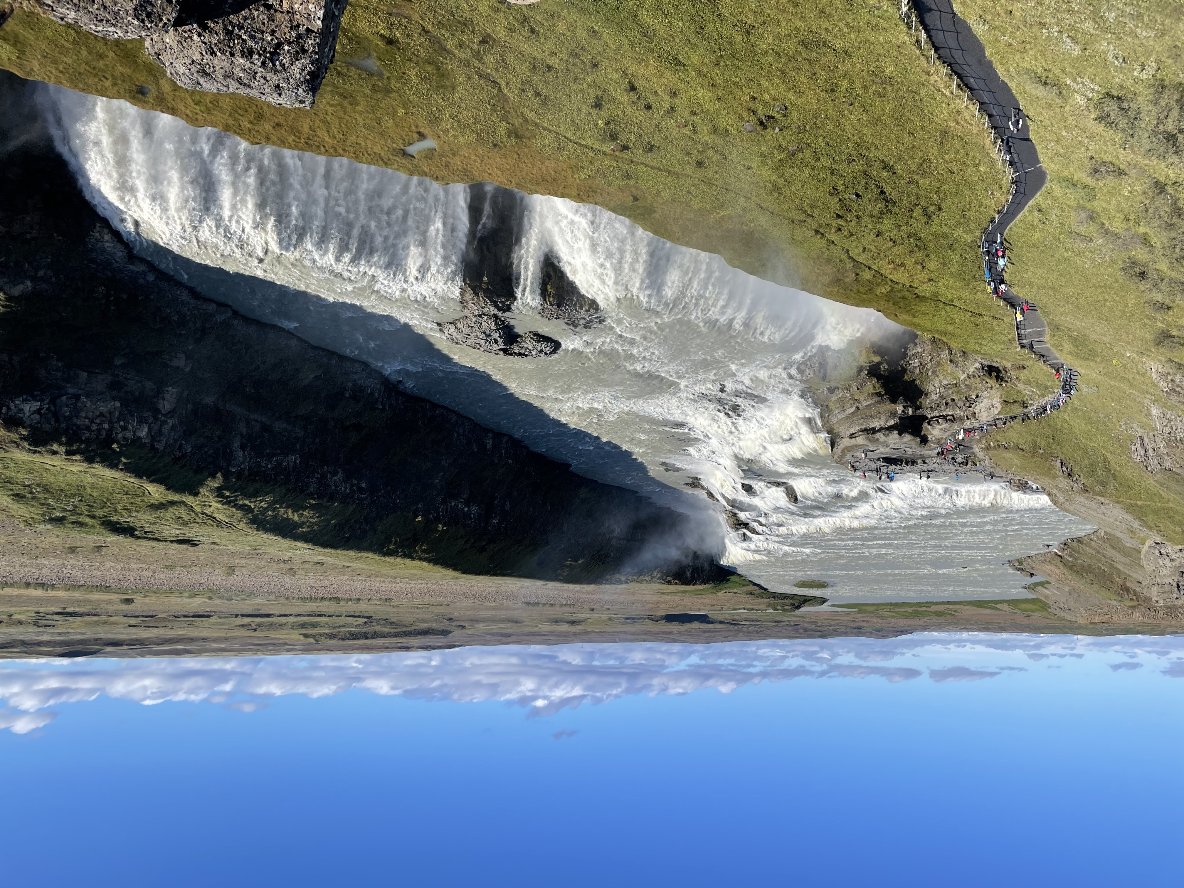 Gullfoss Wasserfall Island Anna Brandt