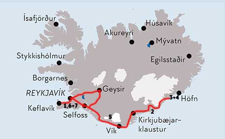 Karte Erlebnis Eis-Land