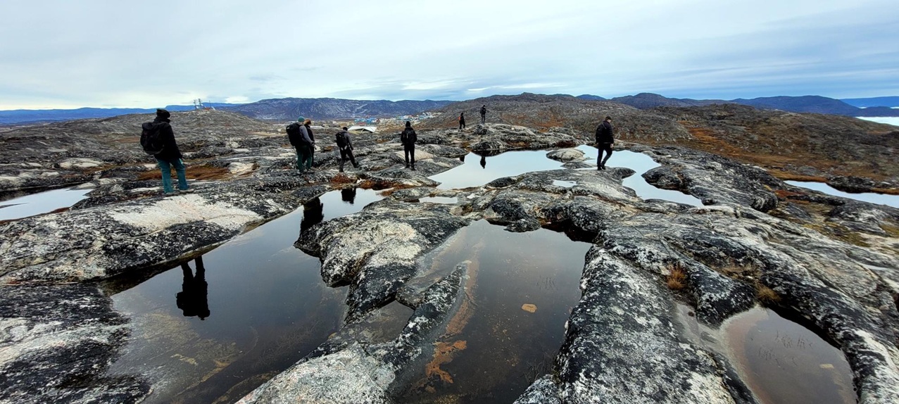 Wanderung am Icefjord in Ilulissat, Grönland